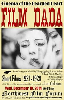 [Poster thumbnail] Cinema of the Bearded Heart: Film Dada [v2] (Dec., 2014)