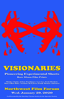 [Poster thumbnail] Visionaries: Experimental Shorts (Jan. 29, 2020)