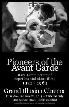 [Poster thumbnail] Pioneers of the Avant Garde (Jan. 24, 2013)