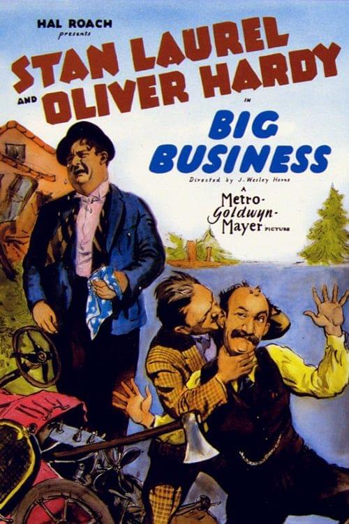 Original release poster for BIG BUSINESS (1929)