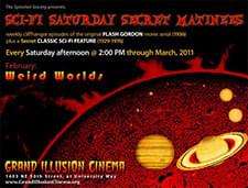 [Poster thumbnail] Sci-Fi Saturday Secret Matinees [v2] (Jan. 8 - Mar. 6, 2011)