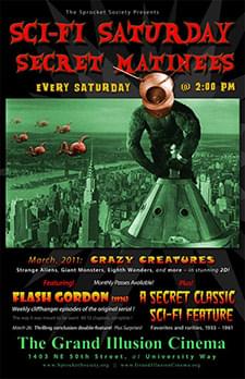 [Poster thumbnail] Sci-Fi Saturday Secret Matinees [v3] (Jan. 8 - Mar. 6, 2011)