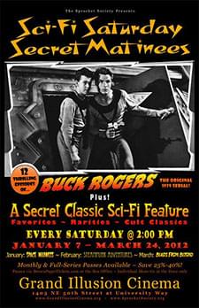 [Poster thumbnail] Sci-Fi Saturday Secret Matinees (Jan. 7 - Mar. 24, 2012)